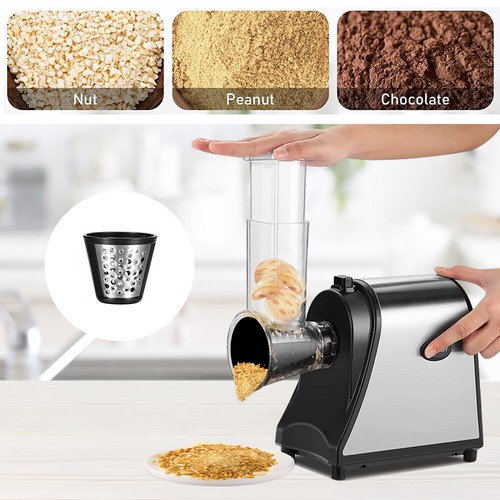 NEW Electric Cheese Grater Salad Maker Electric Slicer Shredder Graters
