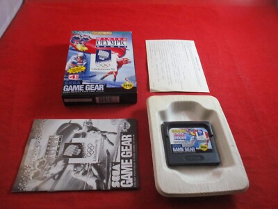 Jeu Sega Game Gear complet : Winter Olympics - Jeux vidéo