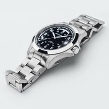 Hamilton Khaki Field King Auto Black Dial Stainless Steel Men's Watch H64455133 2