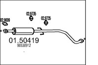 MTS MittelschalldäMpfer FüR Chevrolet Aveo/Kalos SchräGheck T200 T250 T255