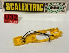 Slot Car SCX Scalextric Exin Chassis Tyrrell Ford F1 C48 Yellow With Cables