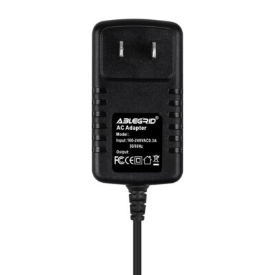 Ablegrid AC Adapter Charger For Casio CT-S1 CT-S100 CT-S200 CT-S250 Keyboards (9.5V, 4ft Cord)