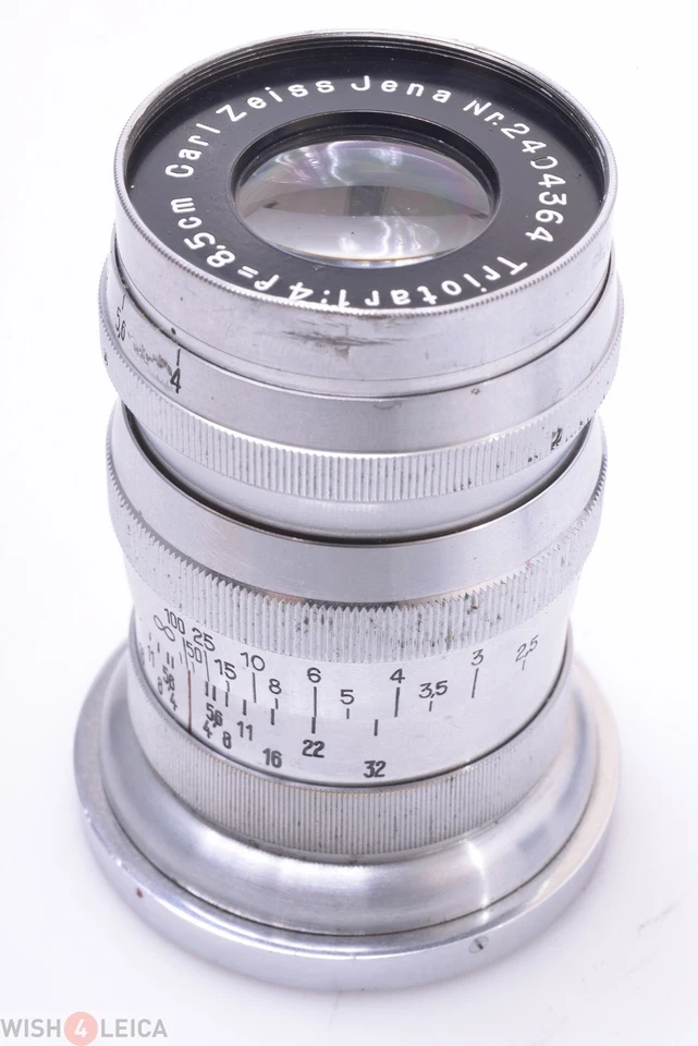 ✅ CONTAX II, III ZEISS TRIOTAR 8.5CM, 85MM 4.0 RANGEFINDER CAMERA W/ CAPS - Image 4 of 4