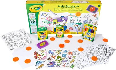 Crayola Deluxe Creative Multi Activity Kit 85+ Teile Farbset Neu Weihnachten Spielzeug 4+