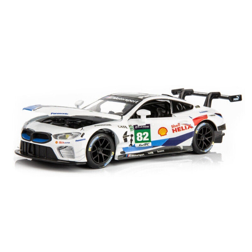 1:32 BMW M8 GTE Le Mans #82 Racing Car Model Car Diecast Toy Cars for Kids Toy
