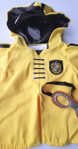 BUILD A BEAR Harry Potter Yellow Hufflepuff Quidtch Outfit With Glasses BNWT - Picture 7 of 10