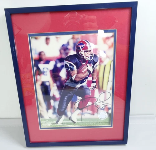 BUFFALO BILLS Josh Reed 8x10 Signed Framed Photo Photofile NFL Official 2002 VTG