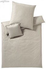 Elegante luxus Bettwäsche Carat Jacquard-Satin 2114-7 Basalt 135 x 200 cm