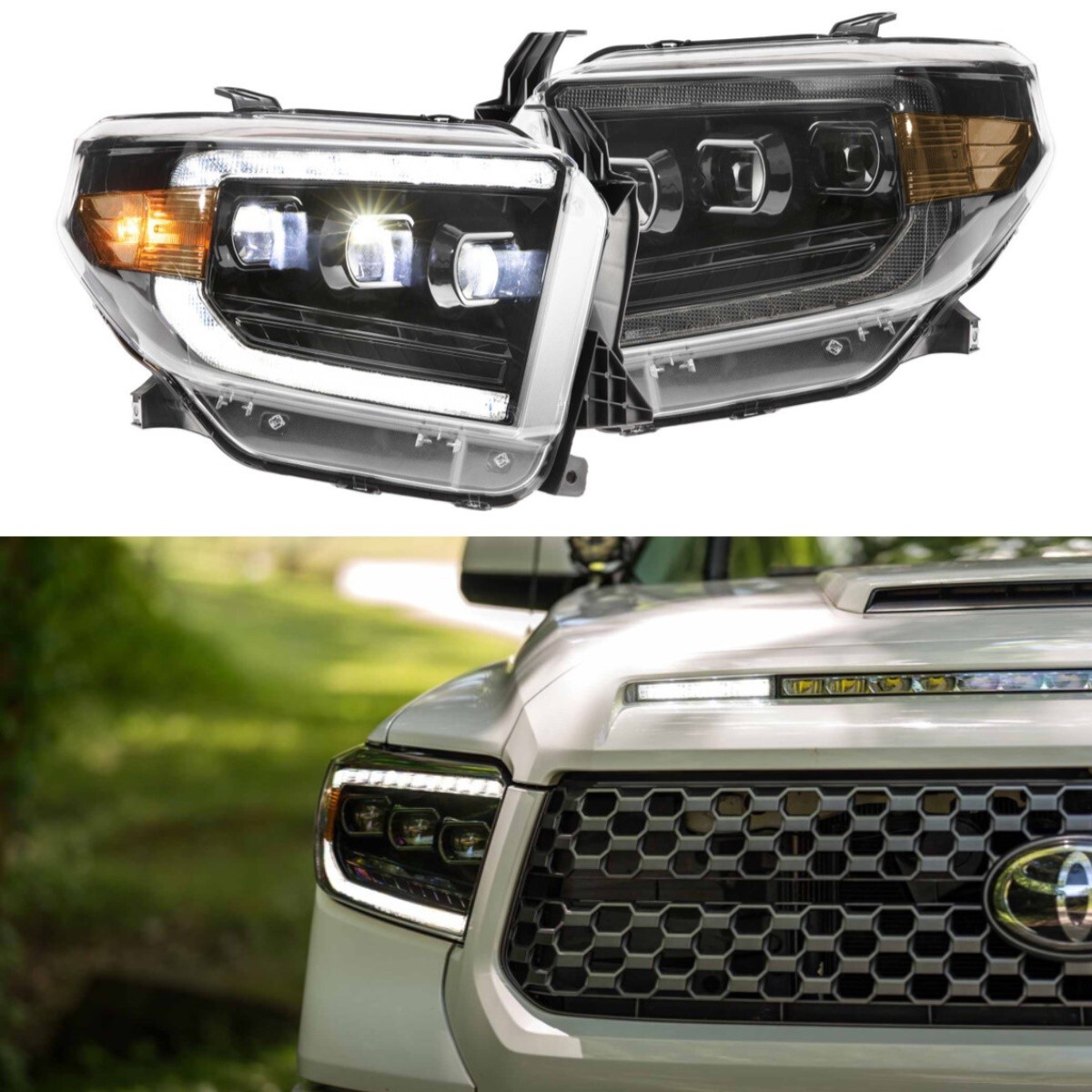Morimoto LF532.2-ASM XB LED Headlights with WHITE DRL for 16-21