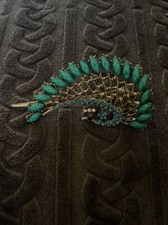Peacock Hair Clip