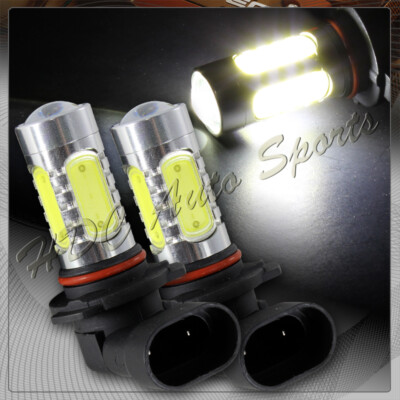 2 X 9006 HB4 CREE White 5 LED 11W High Power Headlight Fog Driving Light Bulbs