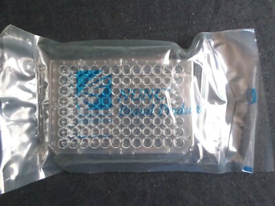 3) Nunc 96-Well Microwell Plate, Round Conical V-Shaped, PS, No
