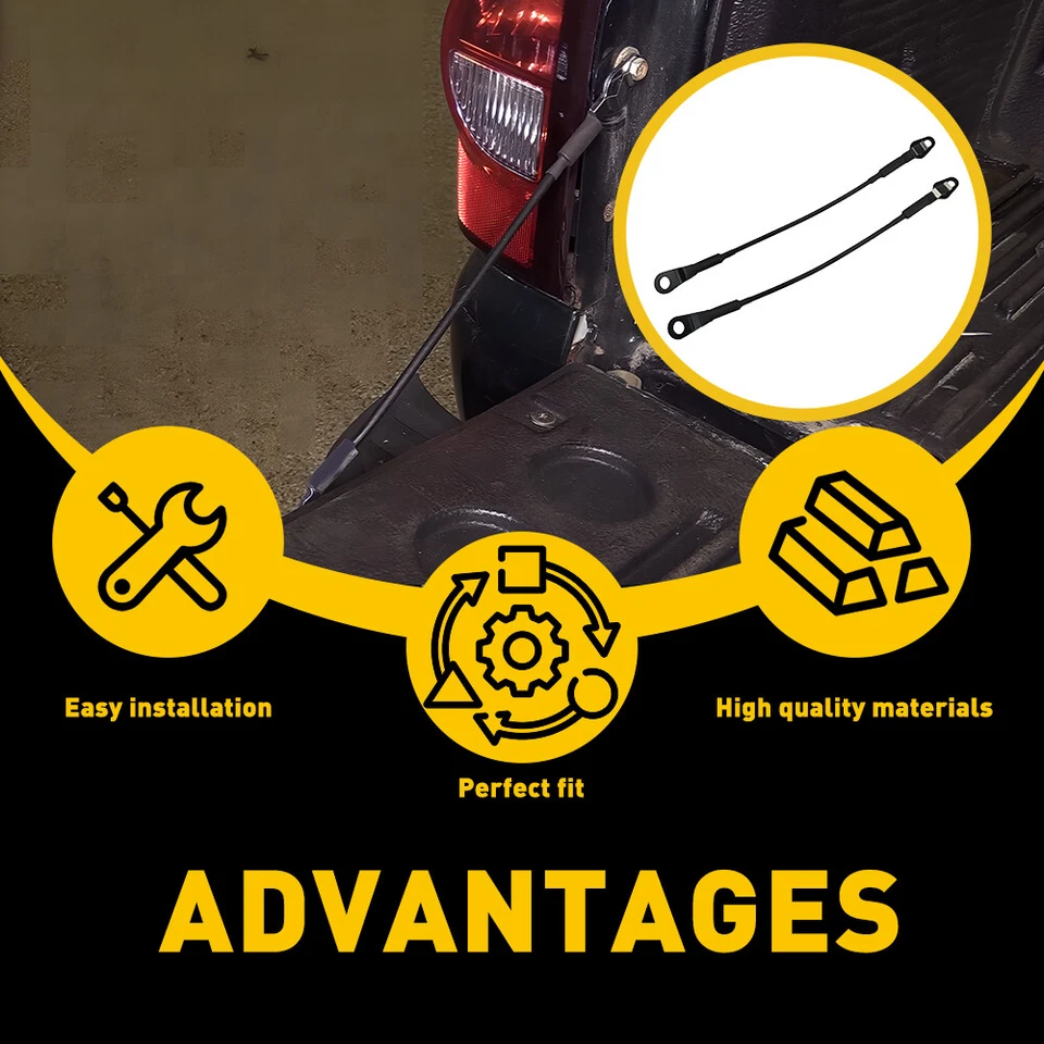 Juego de cables de puerta trasera para 99-06 Chevrolet Silverado 1500 Silverado 2500 HD 3500 HD Foto 4 de 4