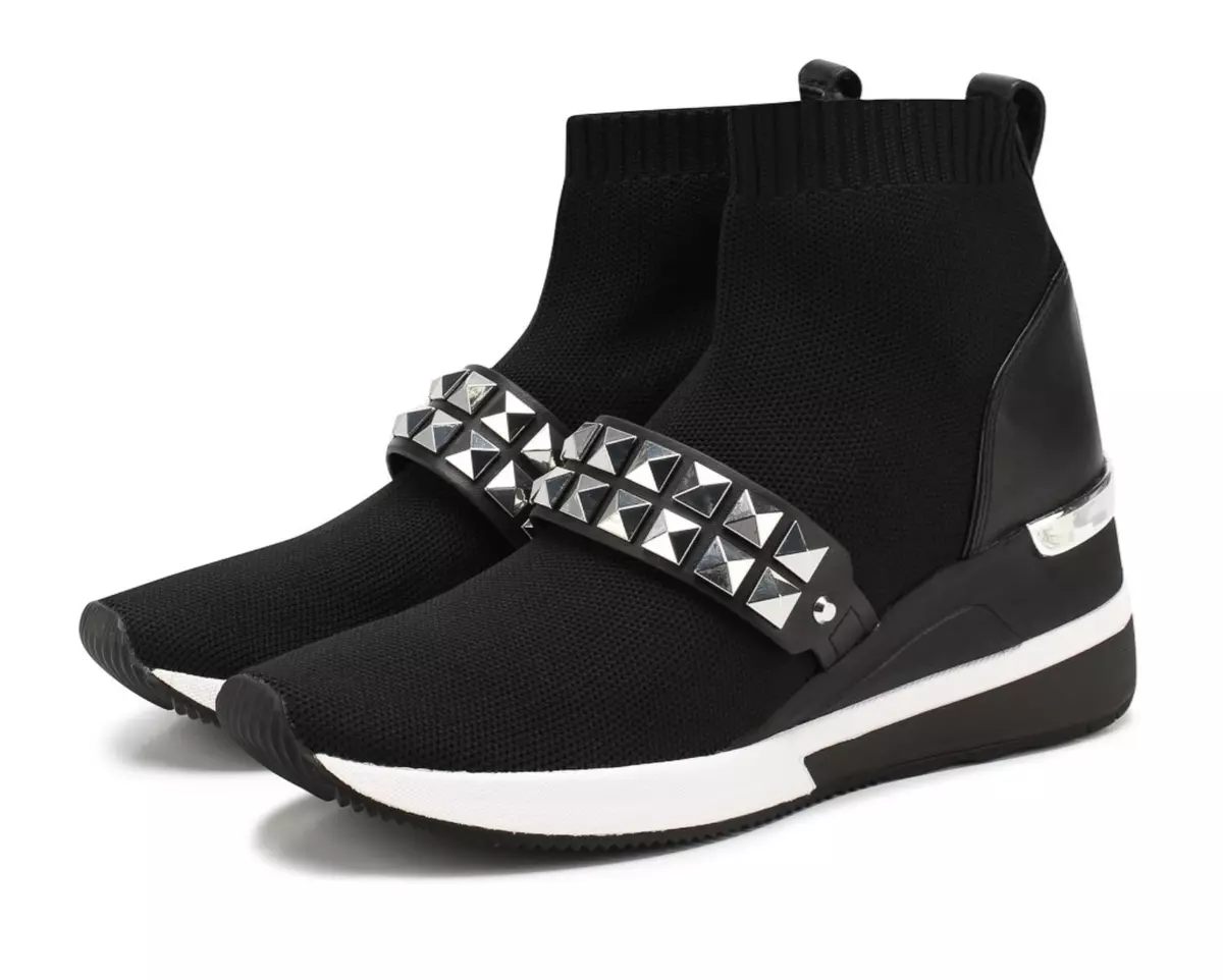 Michael Kors Socks Sneakers Trainers Skyler Bootie Shoes Slip On New 35
