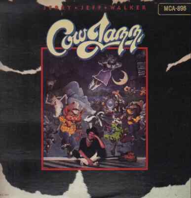 Jerry Jeff Walker Cowjazz MCA Records Vinyl LP