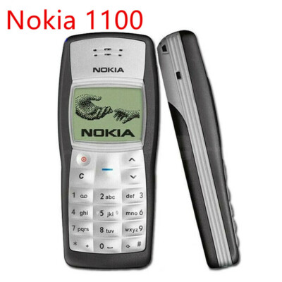 Nokia 1100 Mobile Phone GSM 900/1800MHz Unlocked Multi Languages phone