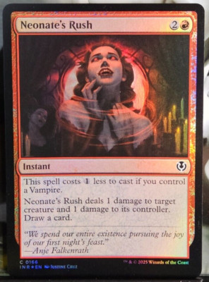 Neonate's Rush FOIL Innistrad Remastered Magic the Gathering MtG NM Rare