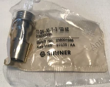 NEW HUB-11-QN-50-7-3/133 NE HUBER+SUHNER 50 OHM Coaxial Cable Connector 23033396