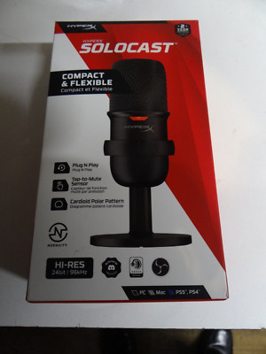 HyperX Solocast Gaming Microphone with USB Condenser