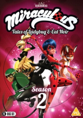 Miraculous Season 2: Tales of Ladybug & Cat Noir DVD | eBay Australia