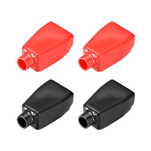 Battery Terminal Insulating Rubber Cover for 15mm Cable Trapezoid Shape 2 Pairs - Afbeelding 1 van 3