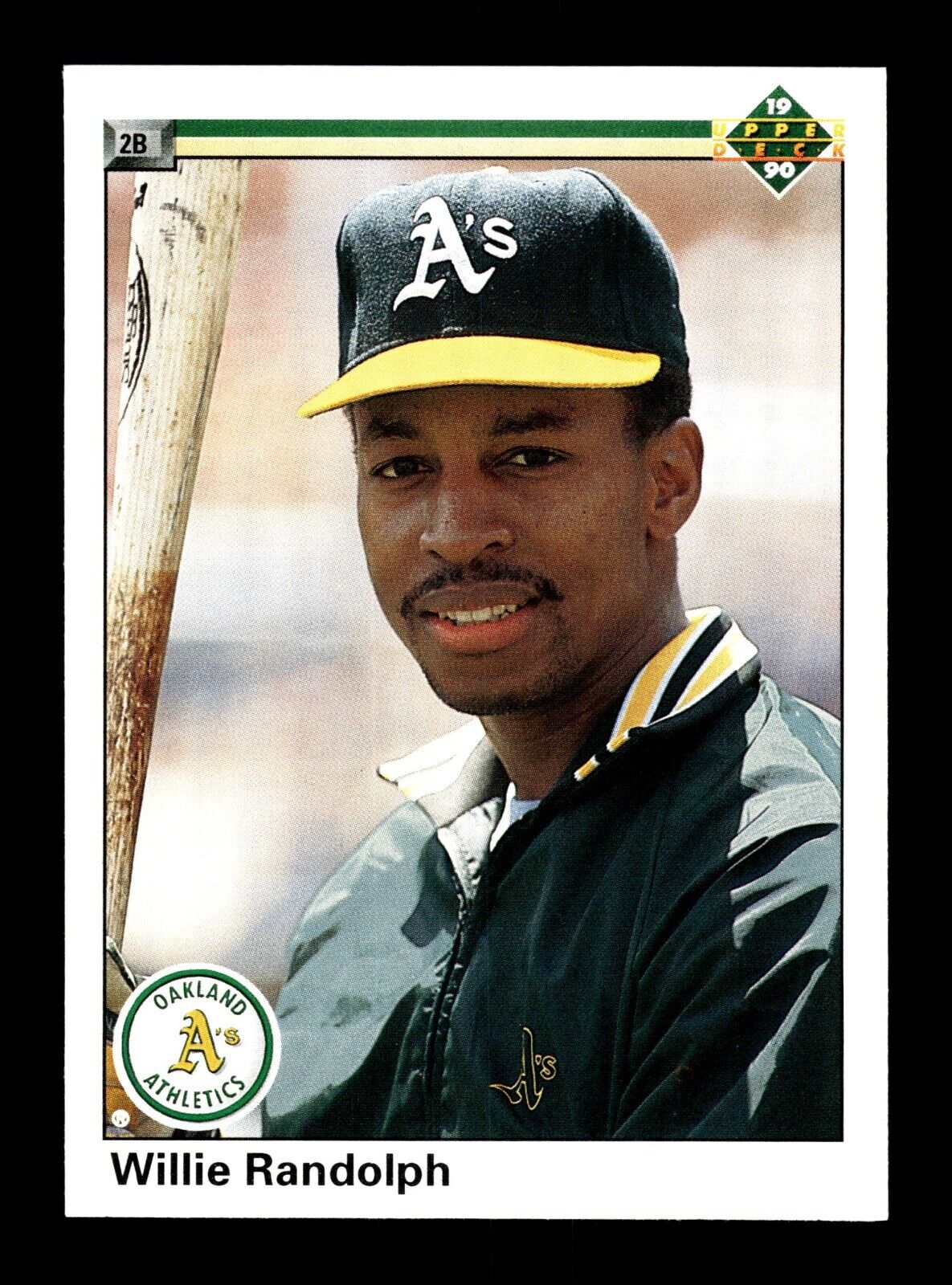 WILLIE RANDOLPH ⚾ 1990 Upper Deck Baseball #704 Oakland Athletics