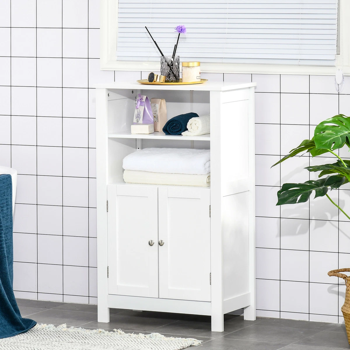 White linen storage cabinet deals