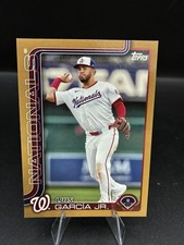 2025 Topps Series 1 - #9 Luis Garcia Jr. - Washington Nationals Gold /2025