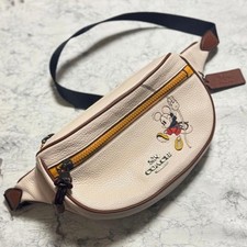 COACH Disney collaboration body bag Mickey Mouse 3747 Disney Rope Vale Belt Bag