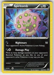 Spiritomb 62/114 XY - Steam Siege Rare Non-Holo