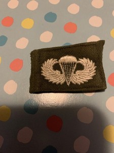 WW 2 US Army Airborne Paratrooper jump Wings OD Officer