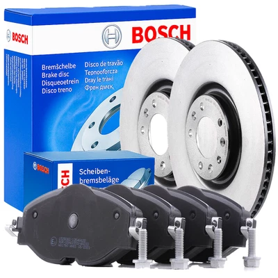 Set Disques Et Plaquettes de Frein Avant Bosch Audi A3 8V Audi Q2 Skoda Octavia - Photo 1/4
