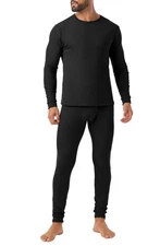 Long Johns Thermal Underwear for Men Fleece Lined Heavyweight Thermal Base La...