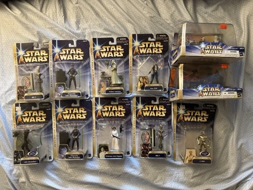 STAR WARS Saga Collection Figure Lot (11) Hasbro 2003 NEW VTG