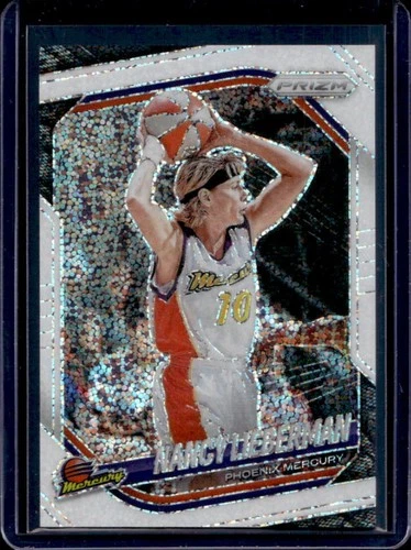 2025 Panini WNBA Prizm Nancy Lieberman SP White Sparkle #34 Mercury