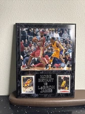 Kobe Bryant Vs LeBron James Framed Photo 