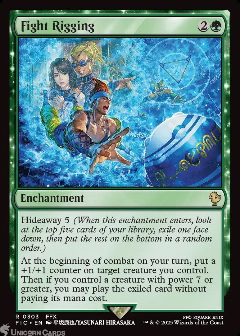 Fight Rigging : Mint MTG Card : Final Fantasy Commander Decks