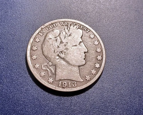 VG 1913-S Barber Half Dollar