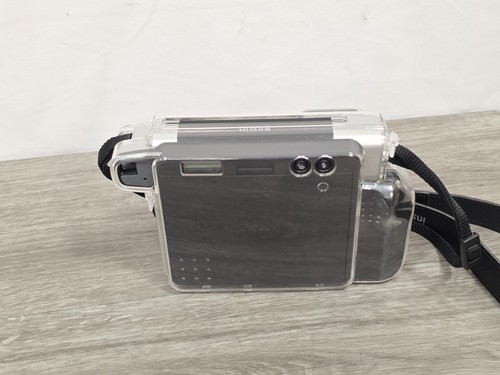 Fujifilm Instax Wide 300 Instant Film Camera Black Silver W/Case + Batteries - Picture 15 of 17