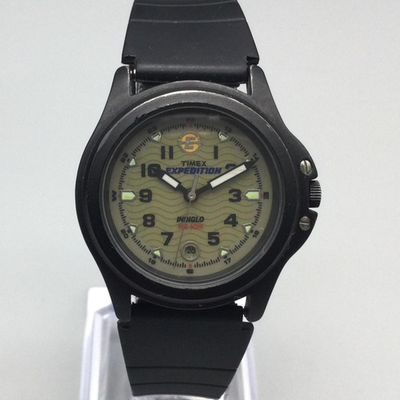 Timex Expedition Watch Women 32mm Black Indiglo WR 50M Date  display picture 3