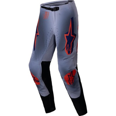Alpinestars Cross Hose Supertech Lipan - Grau/Fluo Orange