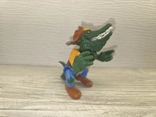 Teenage Mutant Ninja Turtles Leatherhead Alligator Figure Toy 1989 Vintage TMNT