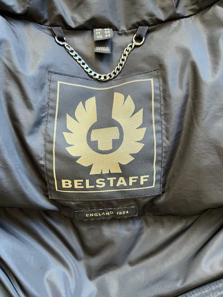 Chaqueta Parka Belstaff Plumón, 750 Plumón Negra EE. UU. 44 XL Foto 3 de 4