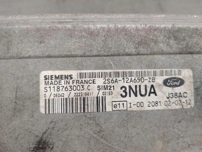 2S6A12A650ZB centralina motore per FORD FIESTA V (JH JD ) 1.3 2001 5455724 - Immagine 4 di 4