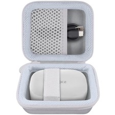 Hard Carrying Case for SHOKZ OpenFit Pro Open-Ear Earbuds, Travel White