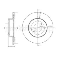 Metelli 2X Bremsscheibe Vorne Ø231 Mm BelüFtet FüR Suzuki Alto HA24 1.1 Wagon