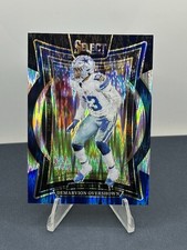 2024 Panini Select #48 Demarvion Overshown Black & Blue Prizm Shock