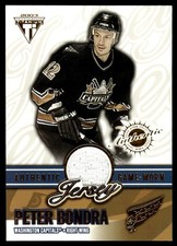 2002-03 Pacific Private Stock Titanium Jersey Peter Bondra 1132/1289 #73