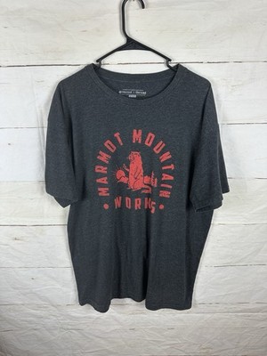 MARMOT x Thread Collab Beaver Mountain Works Red Gray Shirt Outdoor XL