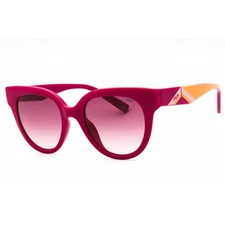 Fila Women's Sunglasses Shiny Fuchsia Injected Propionate Cat Eye SFI119V 09M3